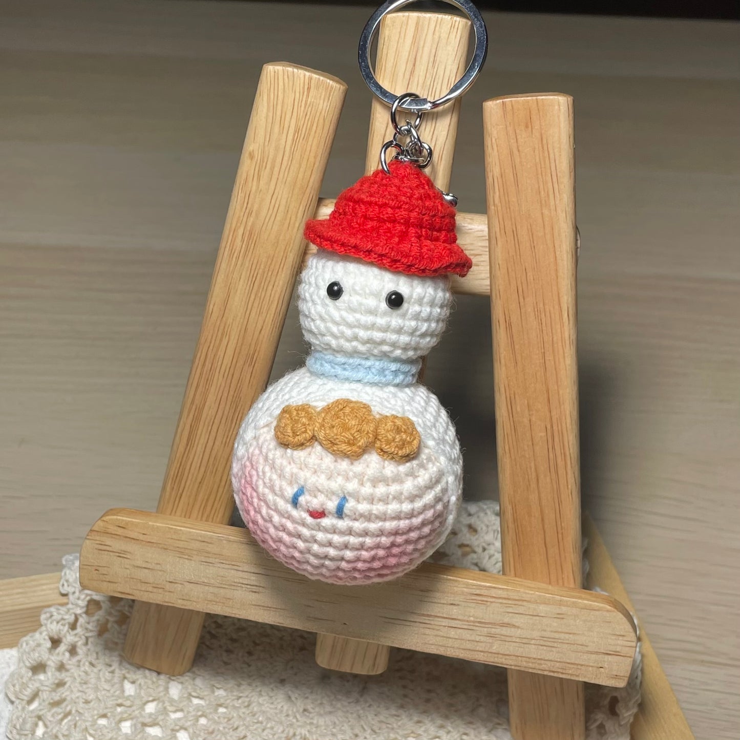 Christmas Snowman & Gingerbread man Key Chain