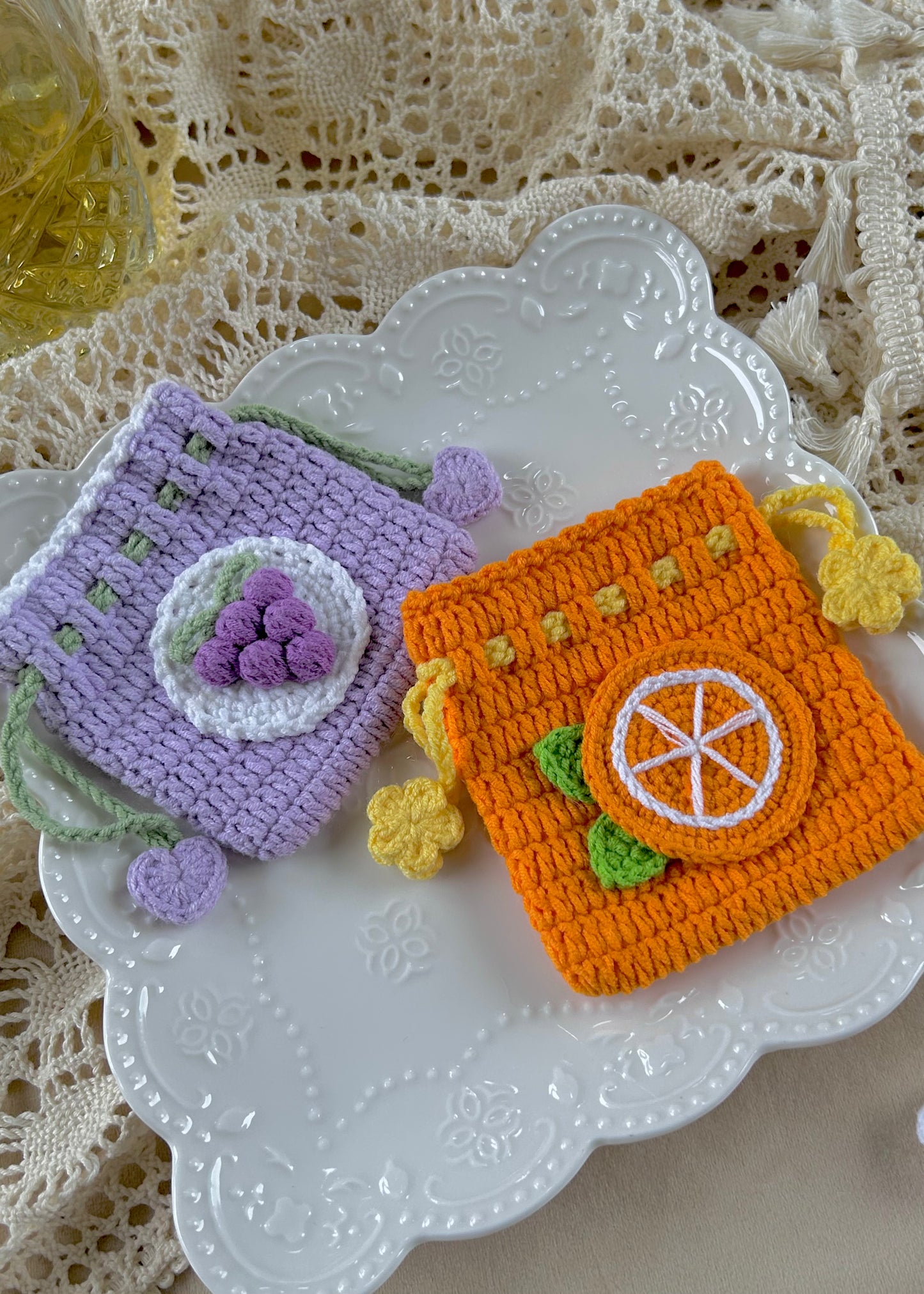 Fruit Drawstring Pouch