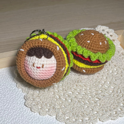 Hamburger Key Chain