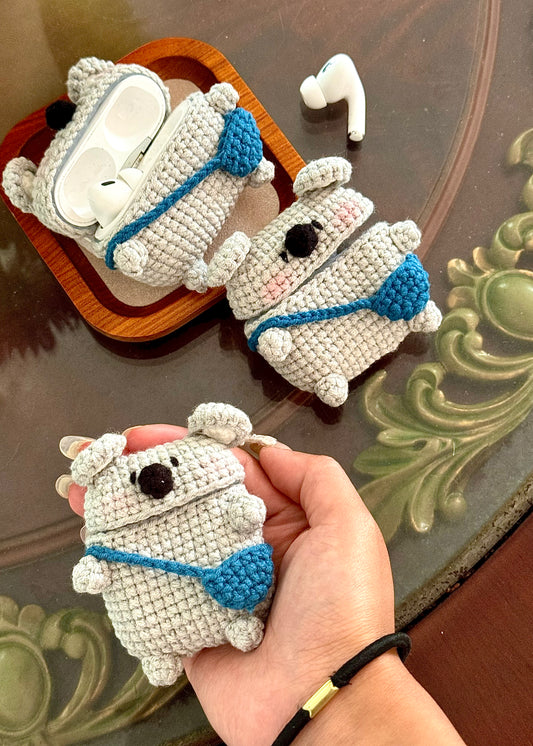 Koala Crochet Airpod Case