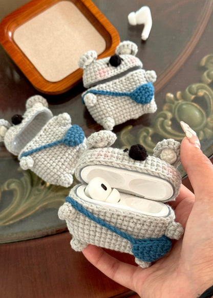 Koala Crochet Airpod Case