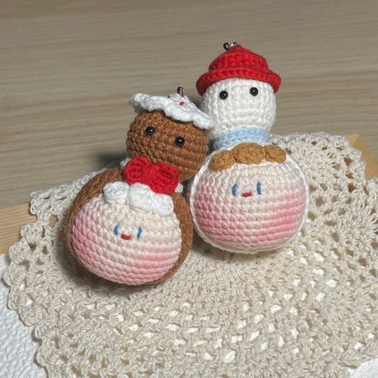 Christmas Snowman & Gingerbread man Key Chain