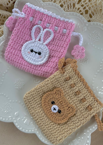 Animal 3 Drawstring Pouch