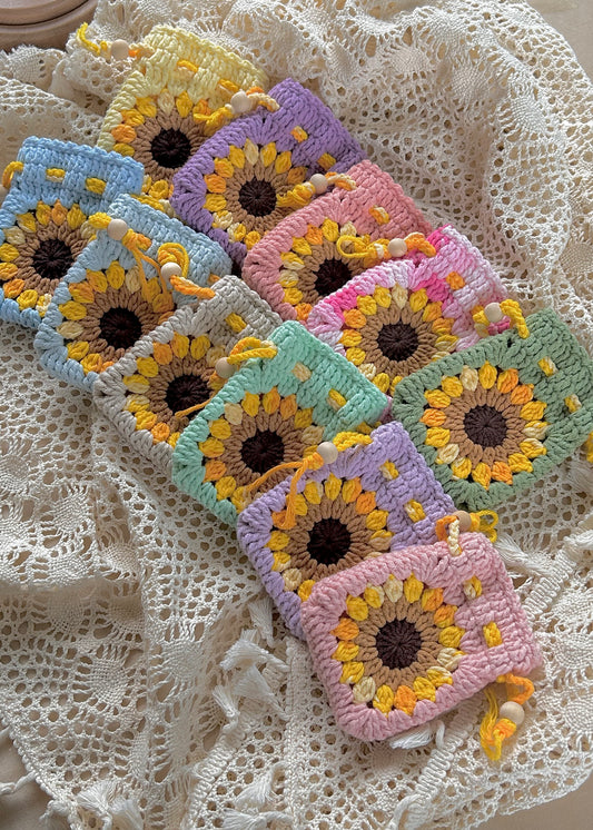 Sunflower Drawstring Pouch